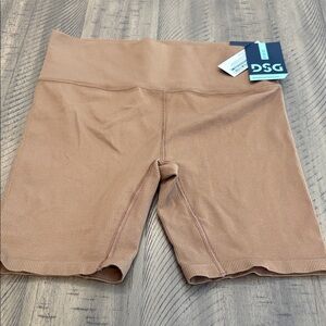 558 DSG Women's Brown Ribbed Bike Shorts